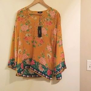 NWT 100% silk blouse